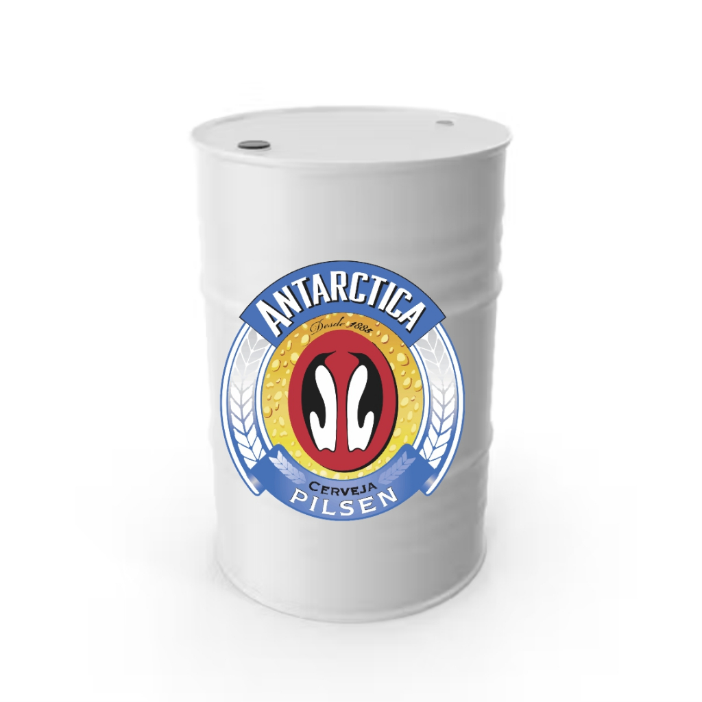 Adesivo Decorativo Para Tambor Cerveja Ant- Para Barril 200L