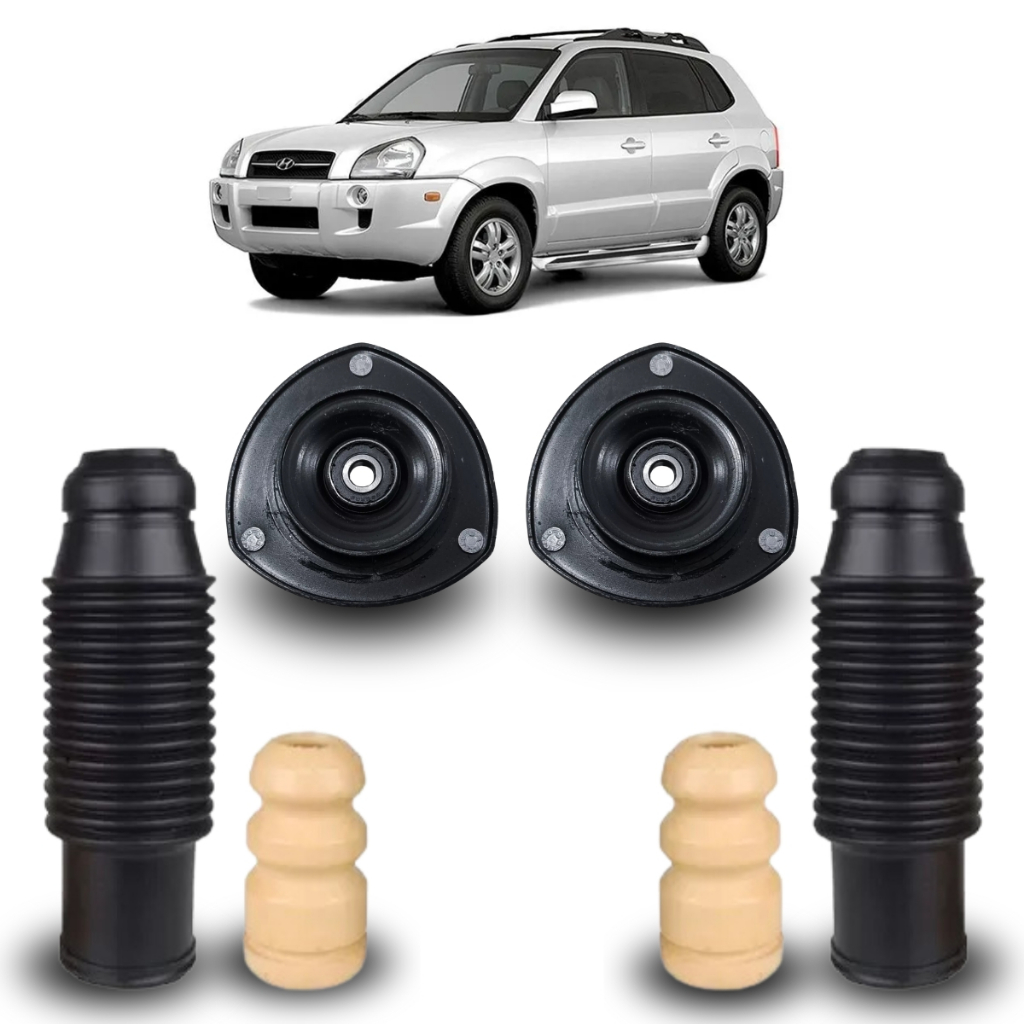 KIT COXIM BATENTE AMORTECEDOR DIANTEIRO TUCSON  2006/2010 KIA SPORTAGE 2006/2014 Carro Automotivo