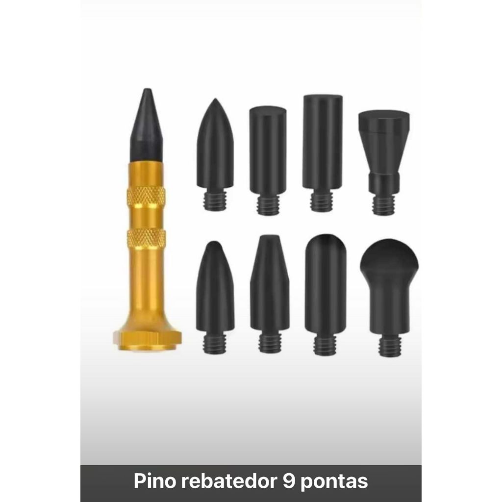 Pino Rebatedor 9 Pontas P Martelinho De Ouro
