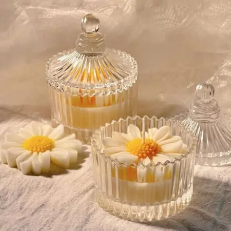 Bomboniere Com Tampa 90ML 9x6x4CM Multiuso De Vidro Elegante E Decorativa Original Glass em Oferta na Shopee