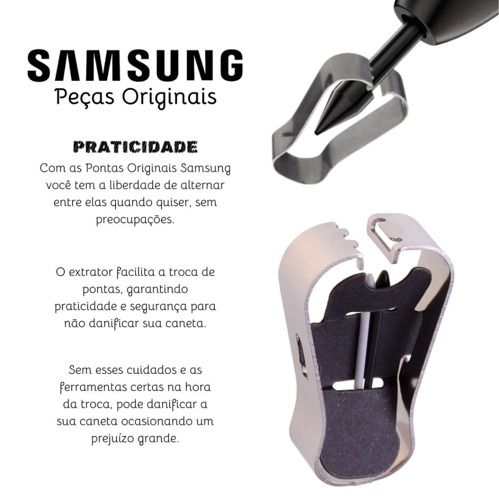 Pontas de Spen Caneta e Tablet Samsung 100% Original em Oferta na Shopee