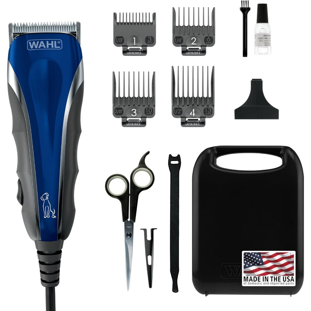 Kit Máquina Tosa Pet Completa Wahl Pro-Grip 110v Petshop Compacta + Tesoura - Original Profissional