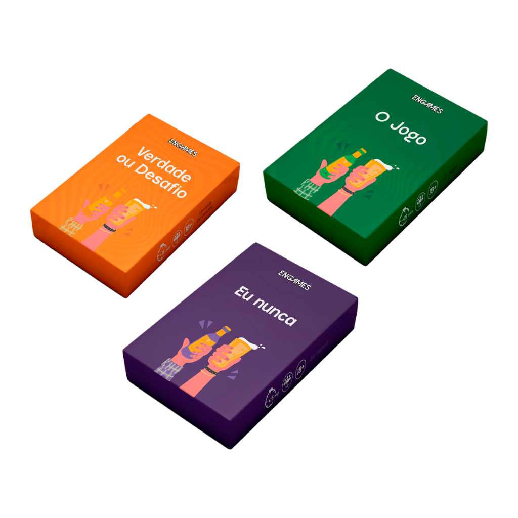 Kit Queridinhos Resenha Jogo para adultos Festa Drink Game Beber Esquenta Bebe baralho +18