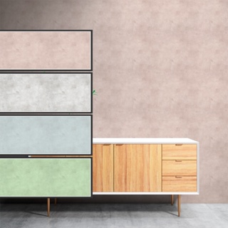 Papel De Parede Lavável Cimento Queimado Azul Cinza Verde Rosa Prova Dágua Autocolante em Oferta na Shopee