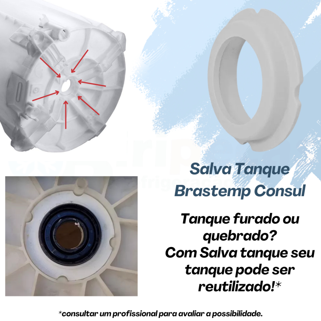 Salva tanque branco lavadoras Brastemp Consul