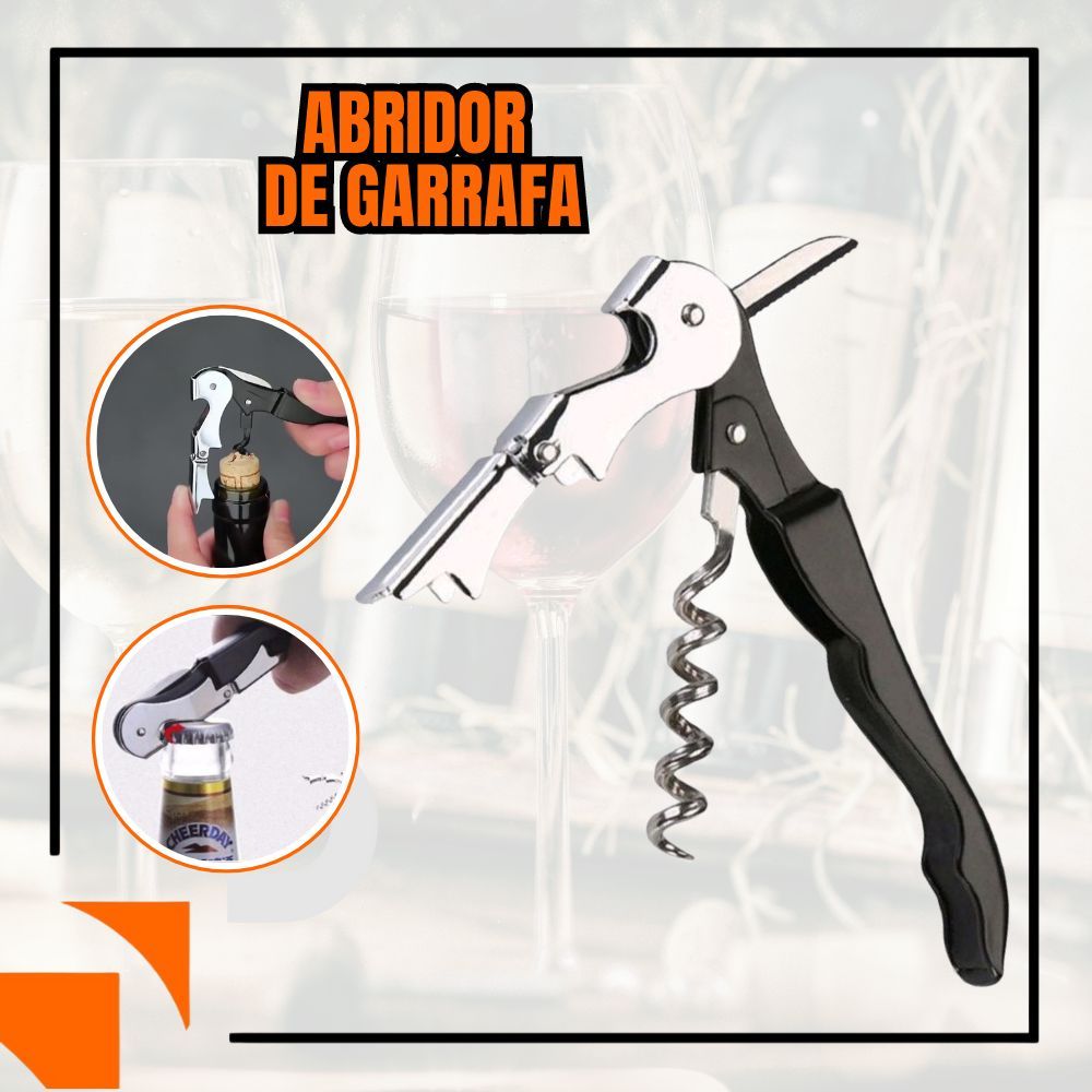 Abridor de Garrafa Clink Inox – Compacto e Resistente