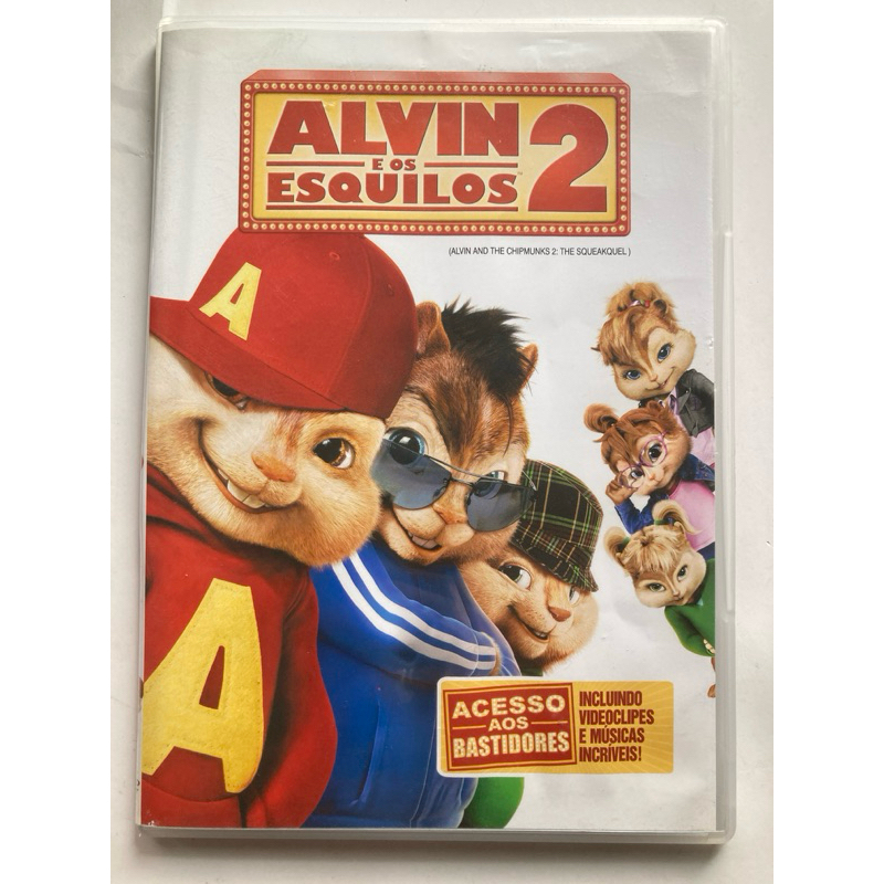 DVD: Alvin e os Esquilos 2 "Alvin and the chipmunks 2: The squeakquel"