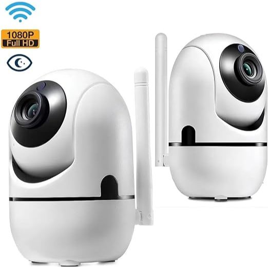 Kit 2 Bába Eletrônica Câmera Wi-fi Com Visão Noturna Infravermelho em Oferta na Shopee