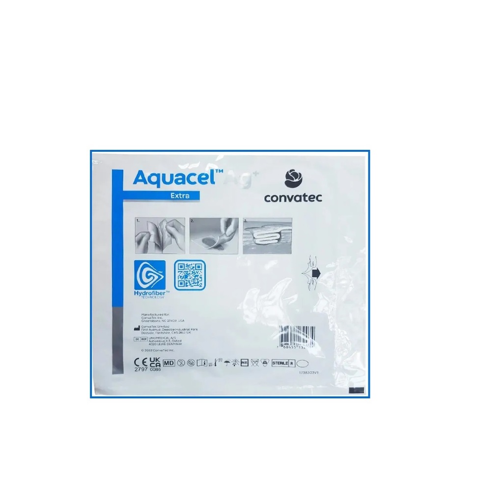 Aquacel Ag+ Extra 15x15cm (unidade) - ConvaTec em Oferta na Shopee