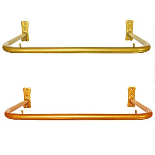 Cabideiro, arara cabideiro Luxo de parede 60cm , acompanha parafuso e bucha. Dourada ou cobre em Oferta na Shopee