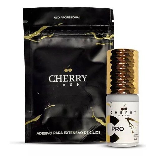 Cola Adesivo Cherry Lash Pro C 5g Extensão Alongamento De Cílios Postiços Fio A Fio