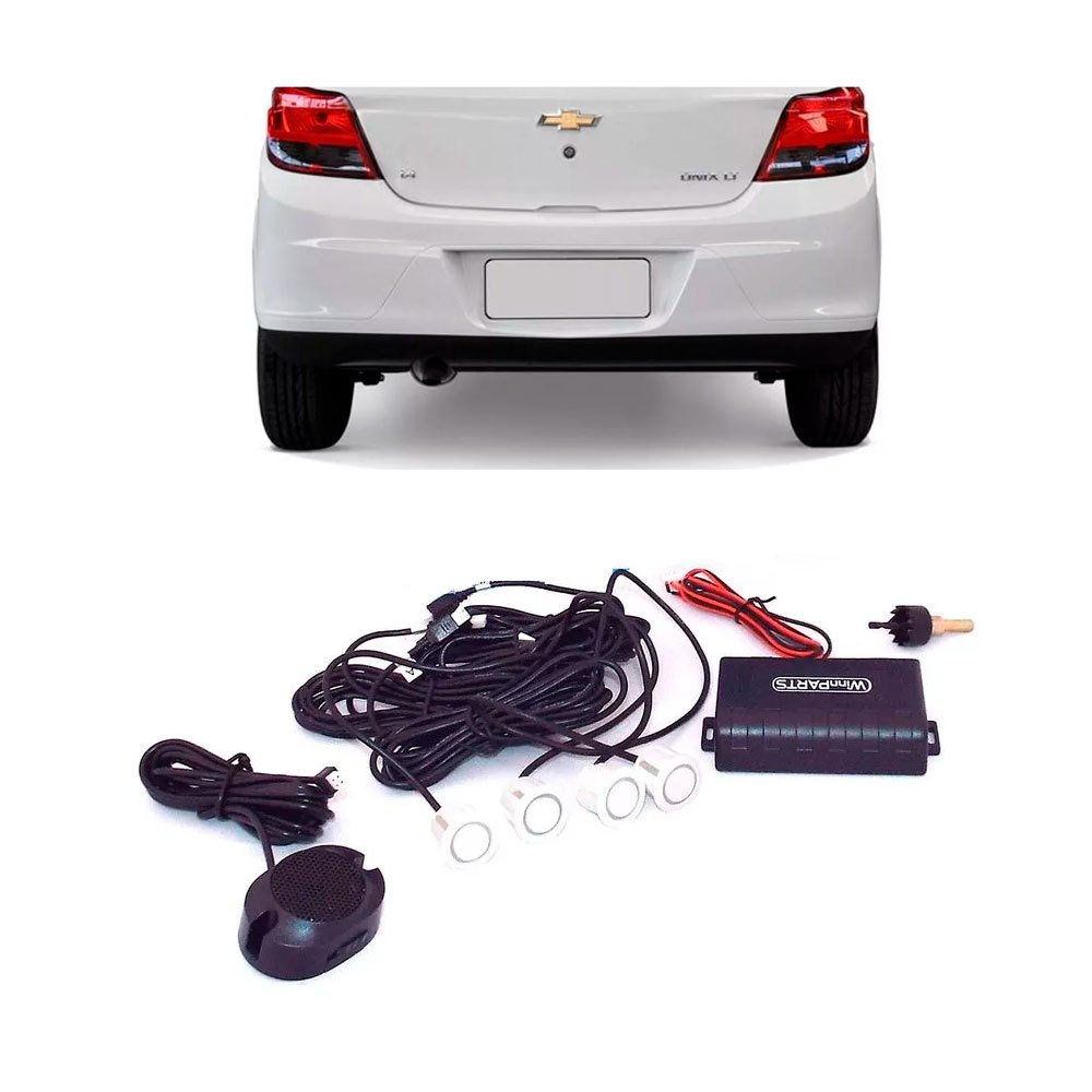 Sensor Estacionamento Sem Display Branco PI0059 em Oferta na Shopee