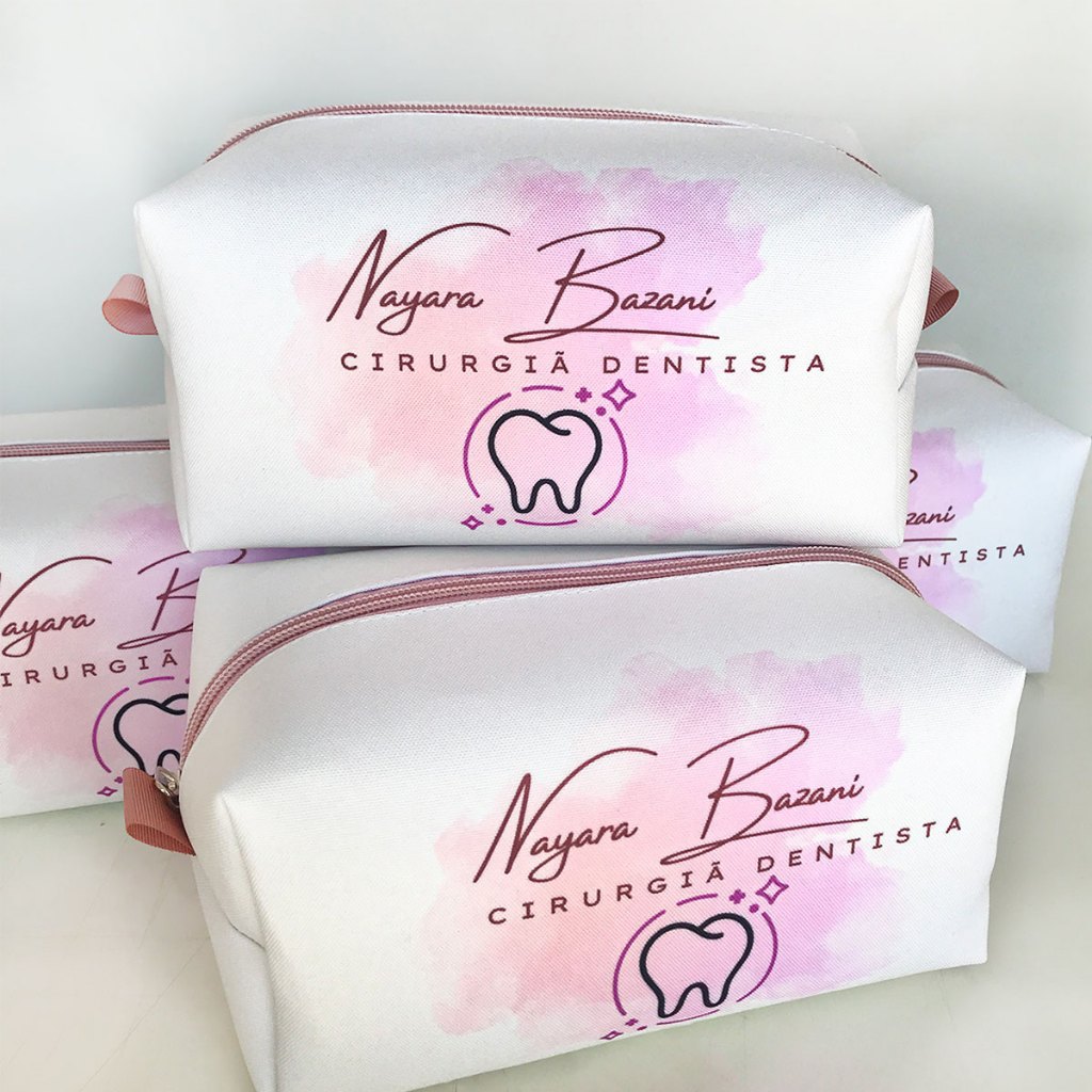 10 Necessaire Personalizada box G lembrancinha brinde com logo ou nome em Oferta na Shopee