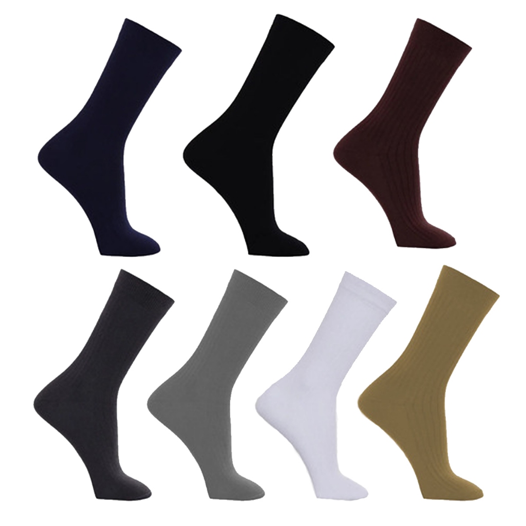 Kit 2 Pares Meias Social Selene 3030-001 Cano Longo 100% Poliamida