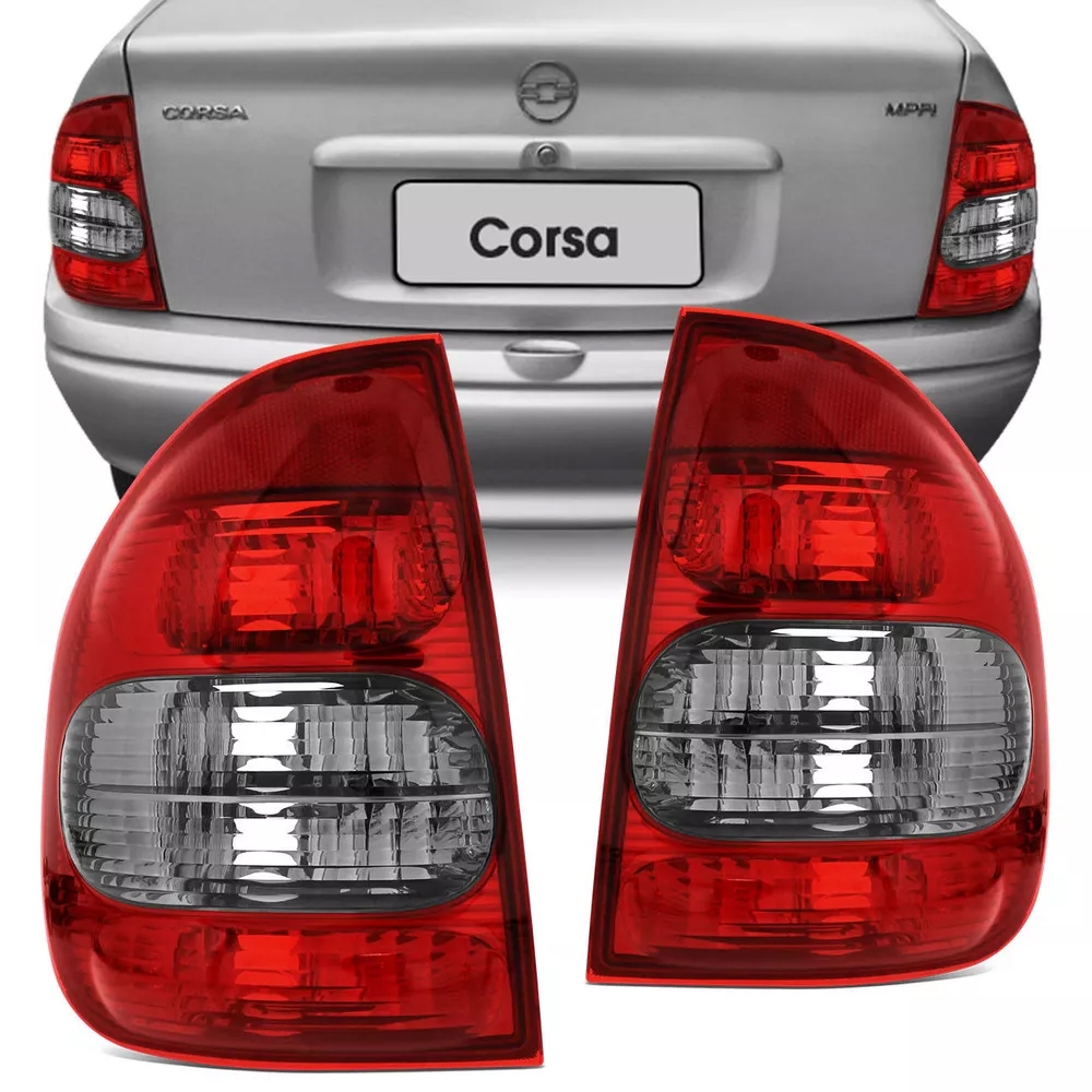 Lanterna Traseira Corsa Sedan 2000 2001 2002 C/ Ré Fumê