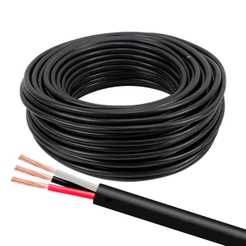 Cabo Pp 3x2,50mm Flexível 25m Extensão Instalação Elétrica 100% Cobre Alta Durabilidade Capa Dura