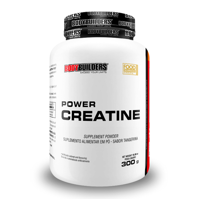 Power Creatine (100g/300g) - Sabor Tangerina - Bodybuilders em Oferta na Shopee