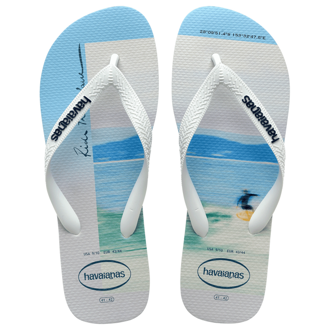Chinelo Brasil Bandeira Tech Bandeira Branco Azul Original Unissex em Oferta na Shopee