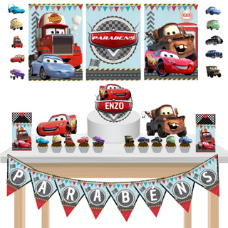 KIT festa - Kit só um Bolinho Carros Mc Queem  - Papel Fotográfico (LEIA A DECRIÇÃO) em Oferta na Shopee
