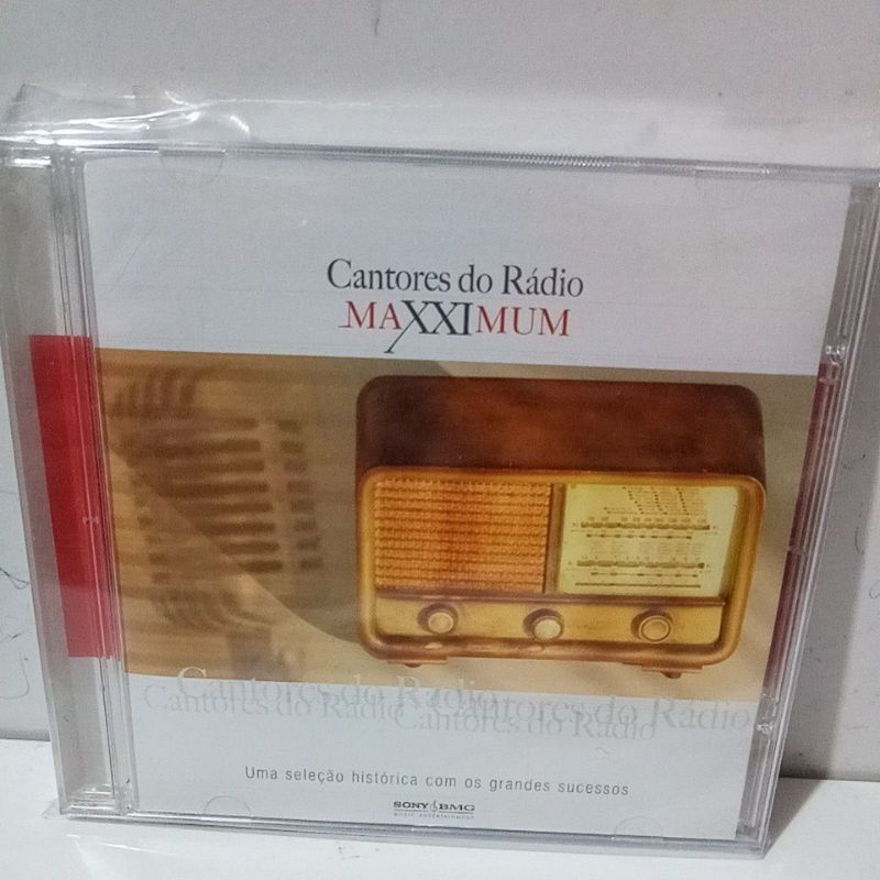 Cd Cantores do Rádio Maxximum Nelson Gonçalves,Aracy de Almeida, Carlos Galhardo,Nora Ney, Orlando Silva..... Novo de Fabrica Original