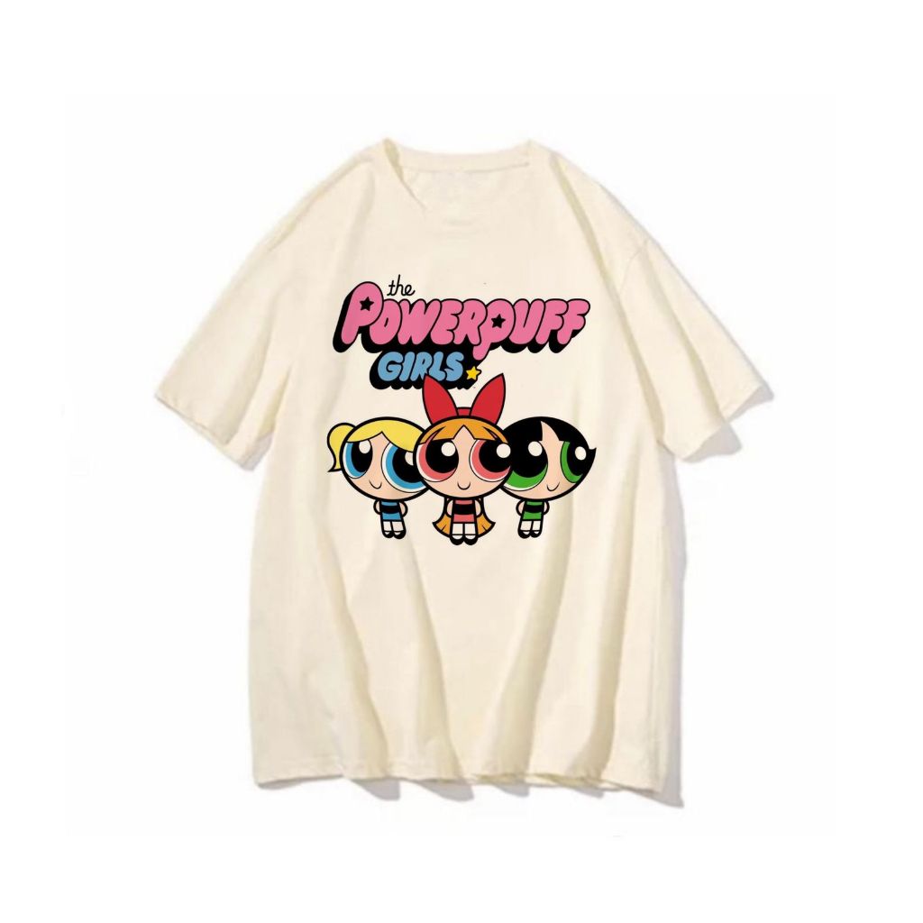 Camiseta The PowerPuff Girls blusa feminina masculina super poderosas desenho chapado brisa camisa art cartoon divertida