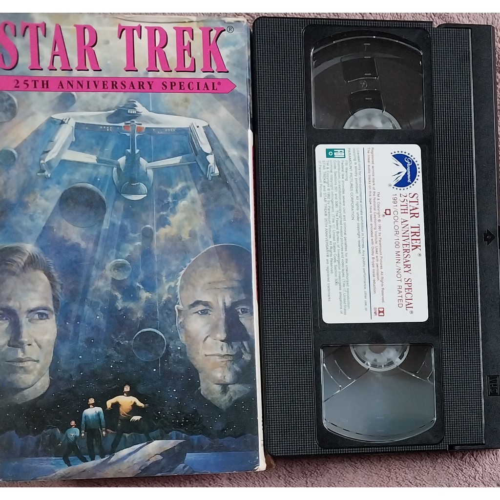 vhs original star trek – 25th anniversary special (importado)
