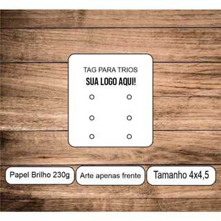 Tag para trios de brincos em Oferta na Shopee