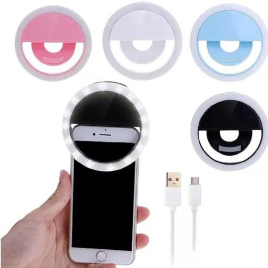Anel Luminoso Para Celular Flash Selfie Mini Ring Light led Celular