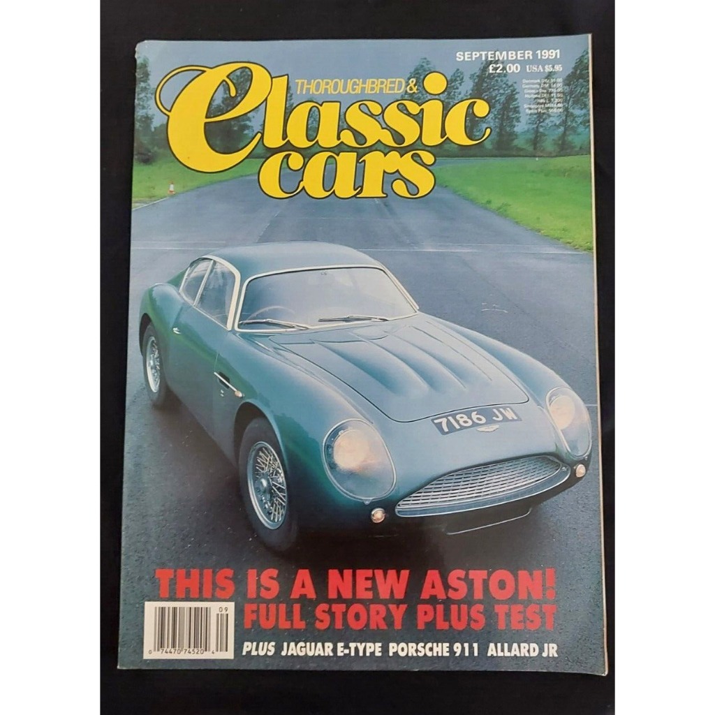 Revista importada da França Classic Cars 1991 (Carros clássicos)
