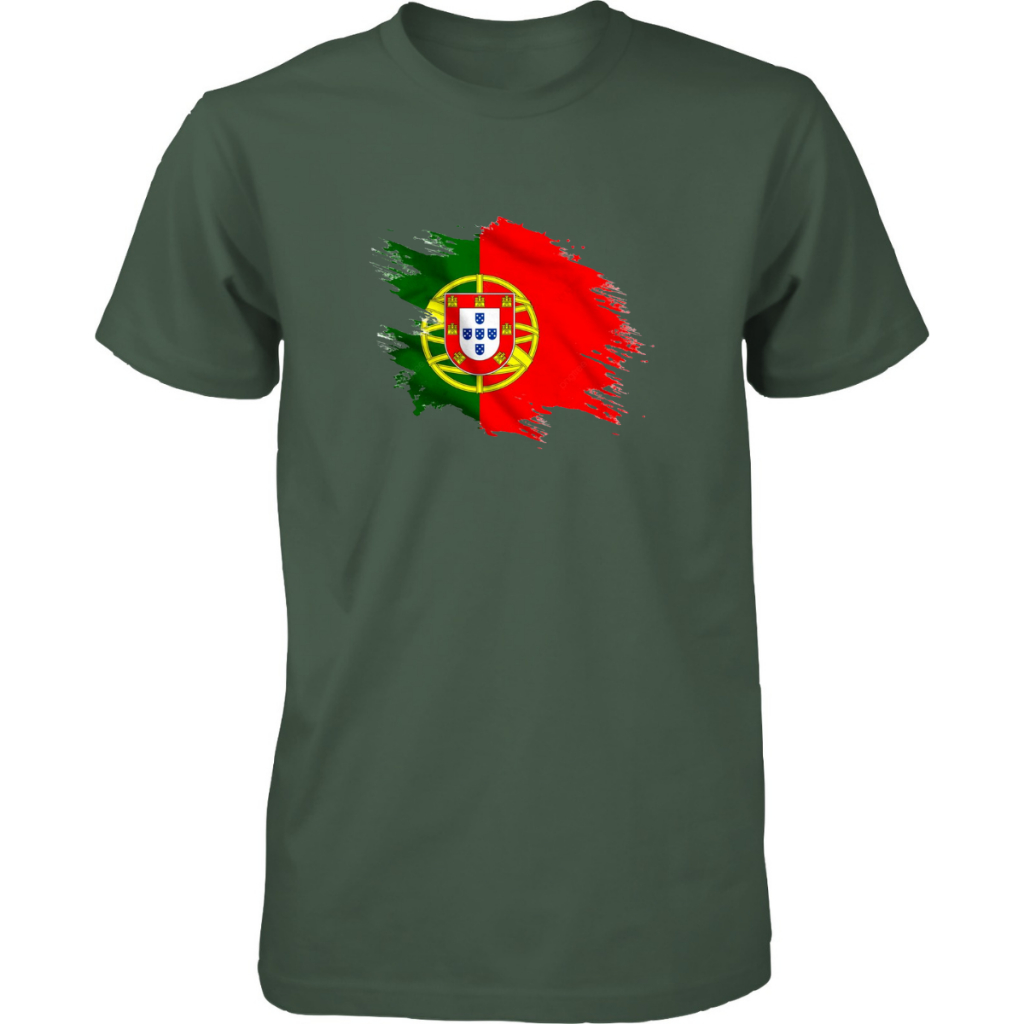 Camiseta Masculina Basica Casual Seleção Portugal Camisa 100% Algodão Unissex C15 lançamento