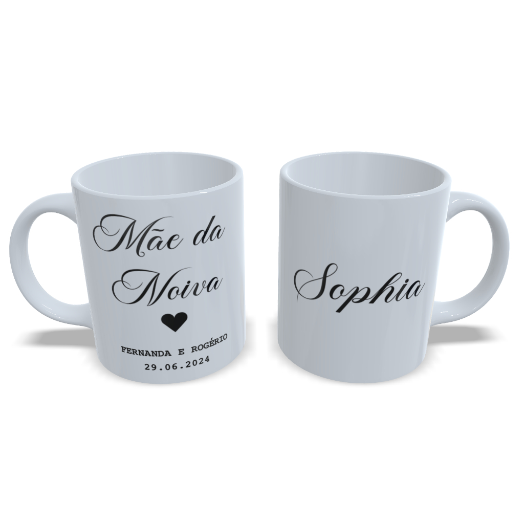 Caneca Casamento Mãe da Noiva