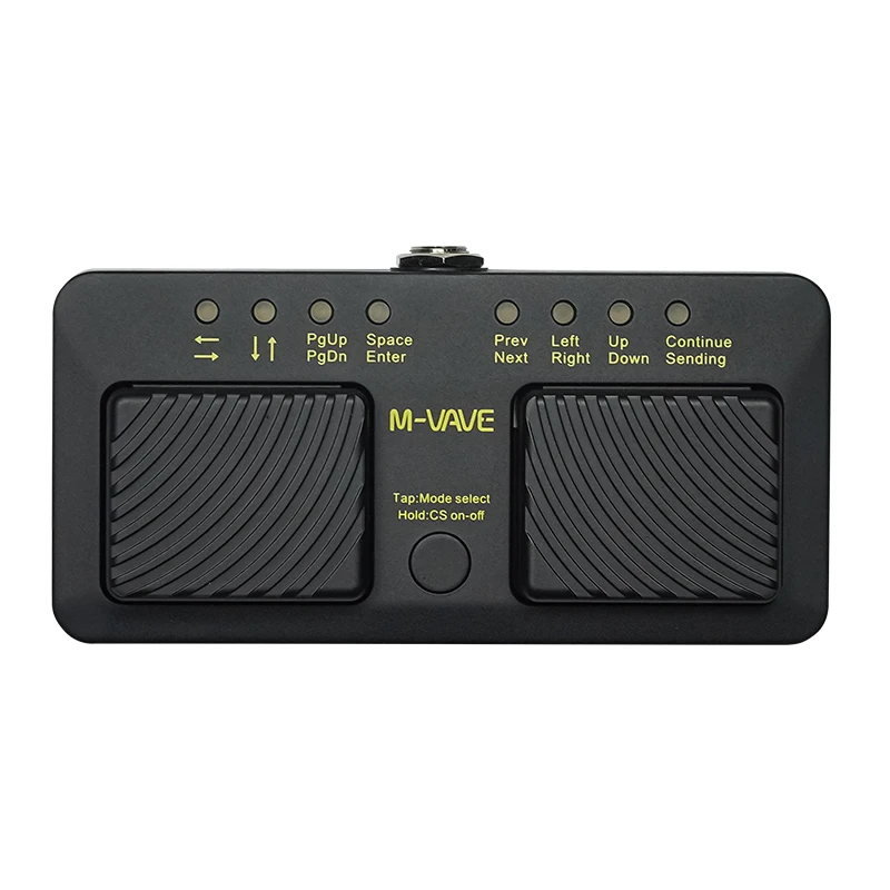 M-VAVE CUBE TURNER PRO Pedal silencioso com Bluetooth sem fio para virar páginas, recarregável por USB, para instrumento musical, tablet e telefone inteligente em Oferta na Shopee