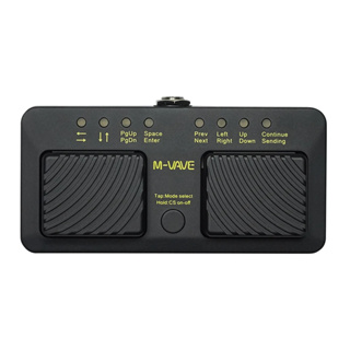 M-VAVE CUBE TURNER PRO Pedal silencioso com Bluetooth sem fio para virar páginas, recarregável por USB, para instrumento musical, tablet e telefone inteligente em Oferta na Shopee