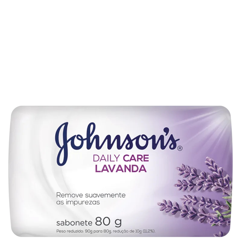 Kit 12 Unidades Sabonetes Em Barra Johnsons Lavanda 80g