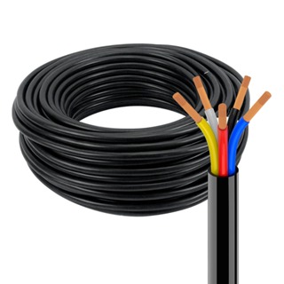 Cabo PP 5 Vias Flexível 100% Cobre 1mm Instalações Caminhões Veículos Leves Alta Resistência em Oferta na Shopee