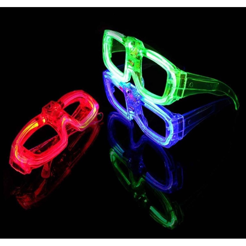 1 Óculos De Led Pisca Festa Balada Rave