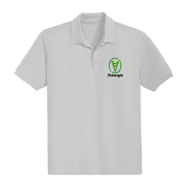 CAMISA POLO DE FISIOTERAPIA - BORDADA - BLUSA POLO DE FISIOTERAPIA