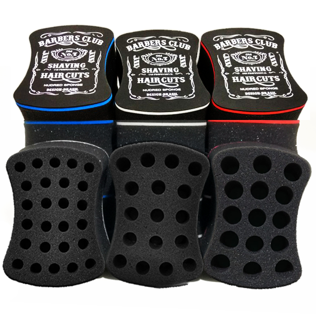 Esponja Nudred Barber Original Bucha Premium + Cera Modeladora