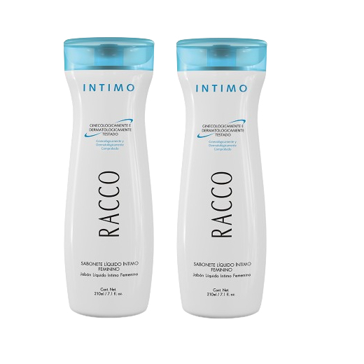 Kit C/2 Sabonete Líquido Intimo Feminino 210ml Racco