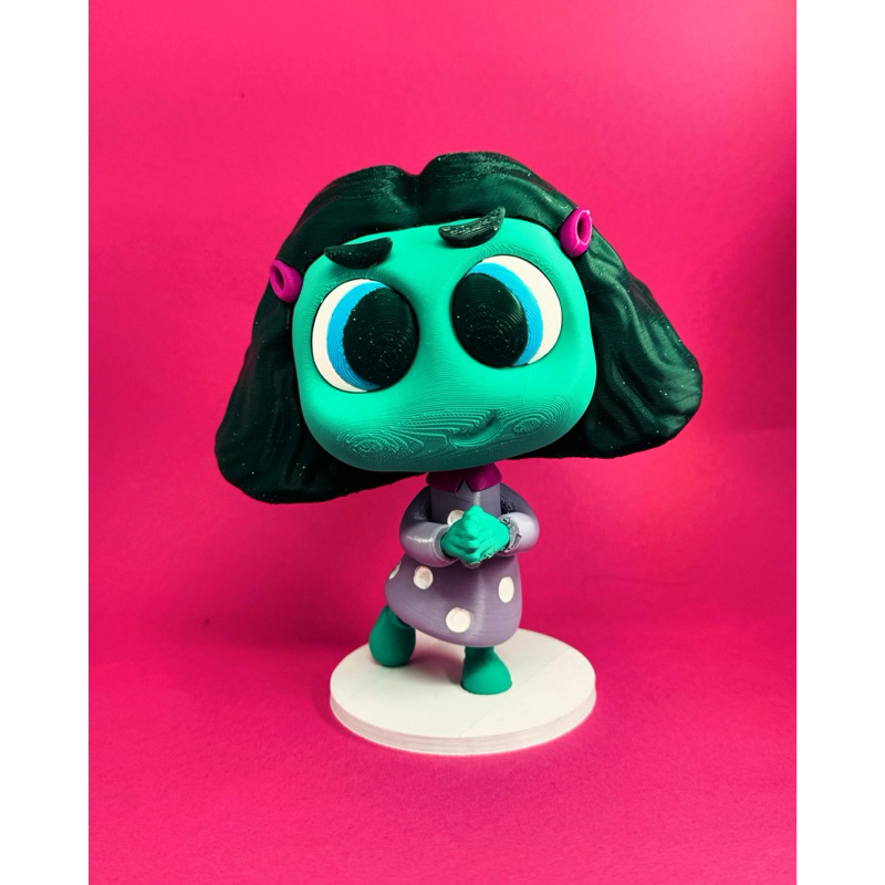 [O MAIS VENDIDO+ENVIO RÁPIDO!] Divertidamente Emoção Inveja / Envy - Inside Out - Action Figure Colecionável - 3D