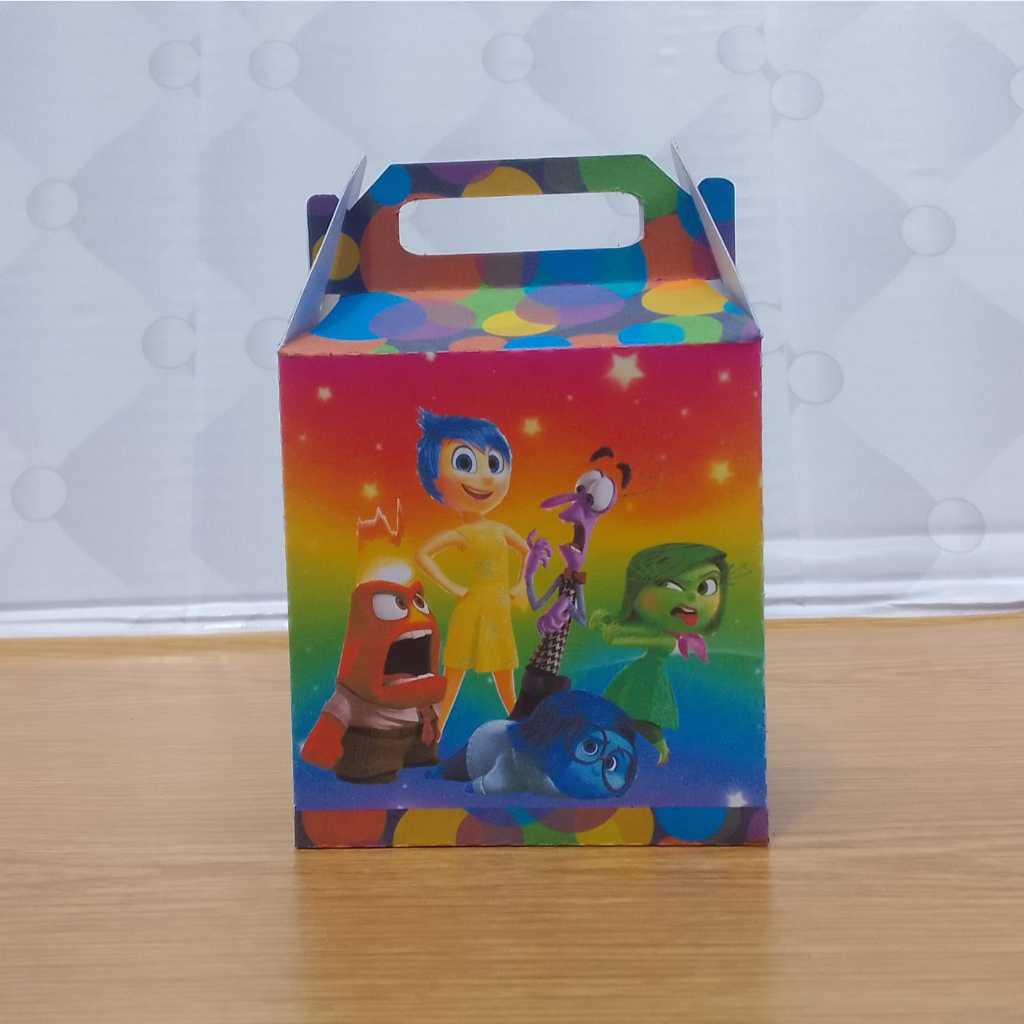 Caixa Maleta Personalizados Lembrancinhas Caixinhas para Festas Divertidamente PEGUE E MONTE
