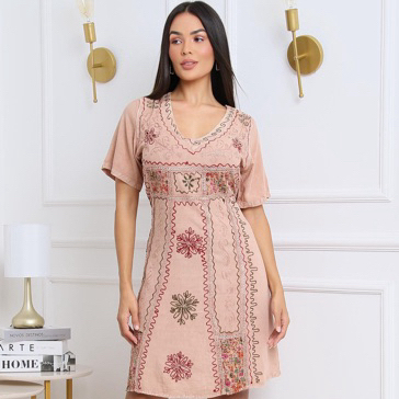 vestido estone 064 em Oferta na Shopee