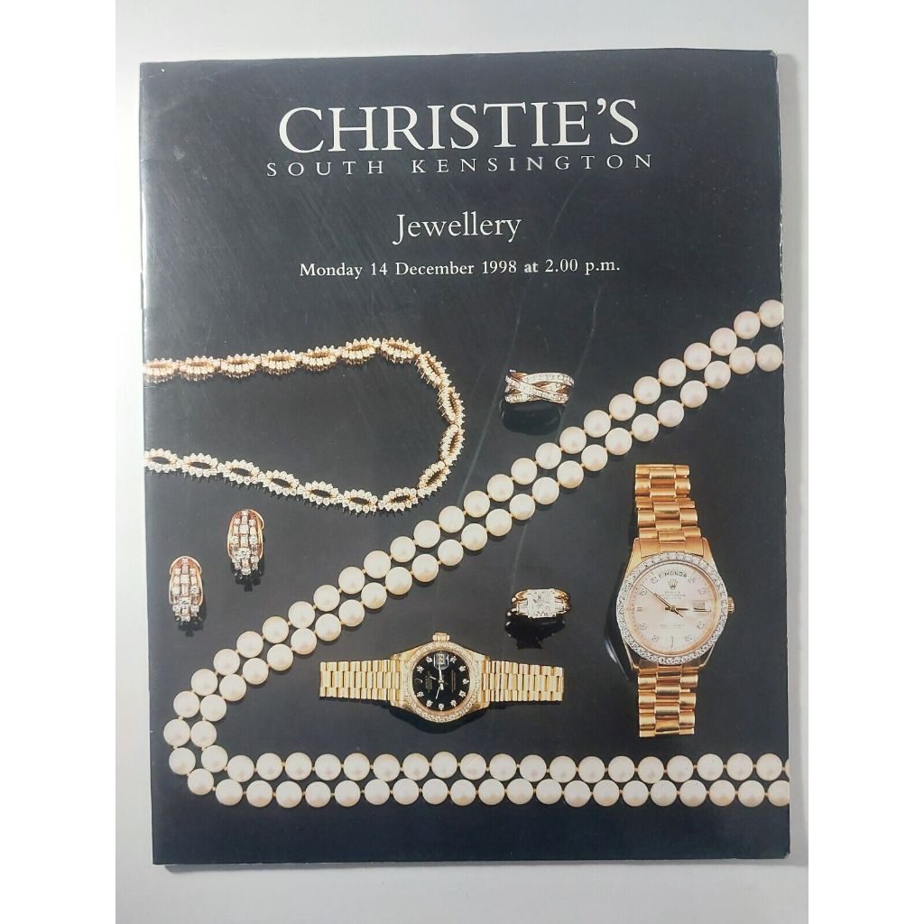 Catálogo de leilões Christie´s South Kensington Joalheria Londres 1998