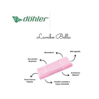 Toalhas de Lavabo Bella Ponto Cruz Dohler- 5 a 12 unidades em Oferta na Shopee
