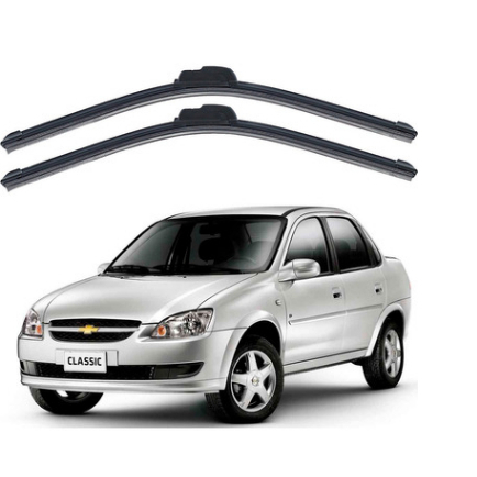 PAR PALHETAS LIMPADOR PARABRISA DIANTEIRAS CORSA SEDAN 4 PORTAS 2001 a 2011 / 20" E 18" Gancho