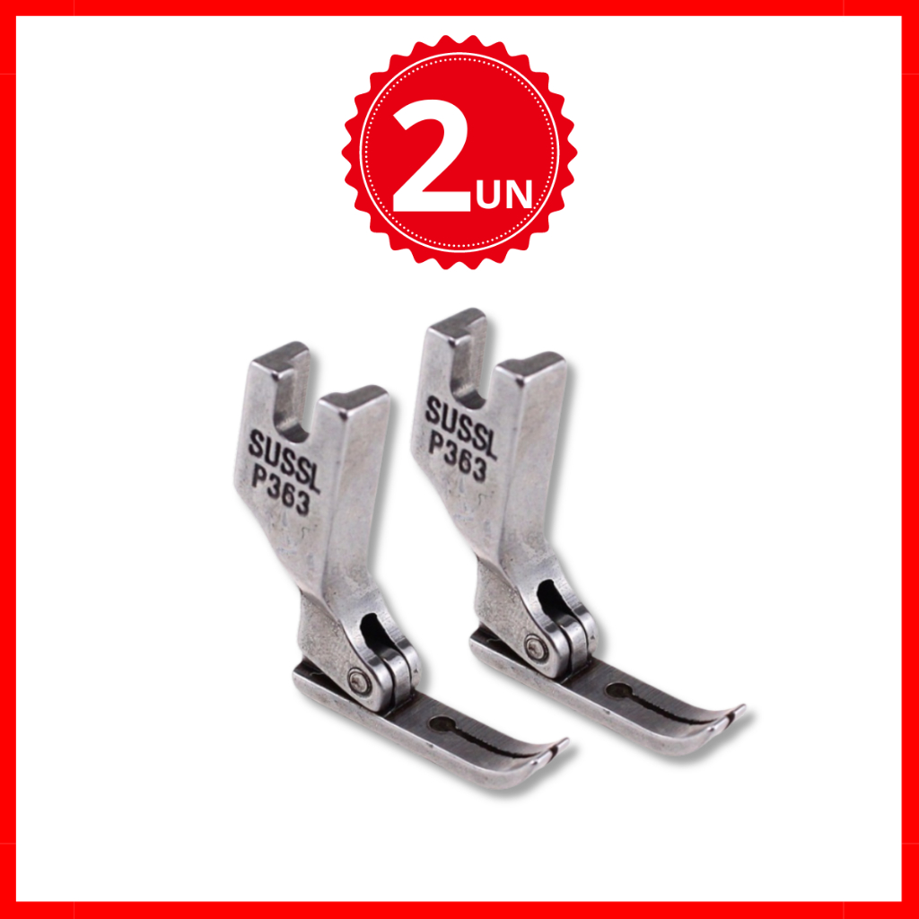 Calcador para Pregar zíper estreito para Reta Industrial