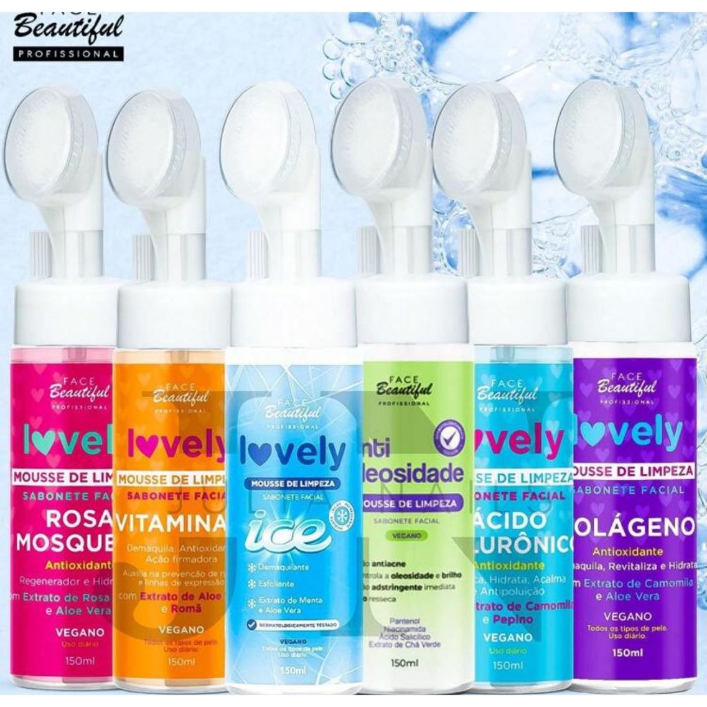 Sabonete Mousse De Limpeza Facial 150ML Face Beautiful