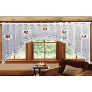 Cortina Cascata De Renda Cozinha Barato em Oferta na Shopee