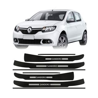 Sandero Soleiras Protetoras 2015 2016 2017 2018 4 Portas em Oferta na Shopee