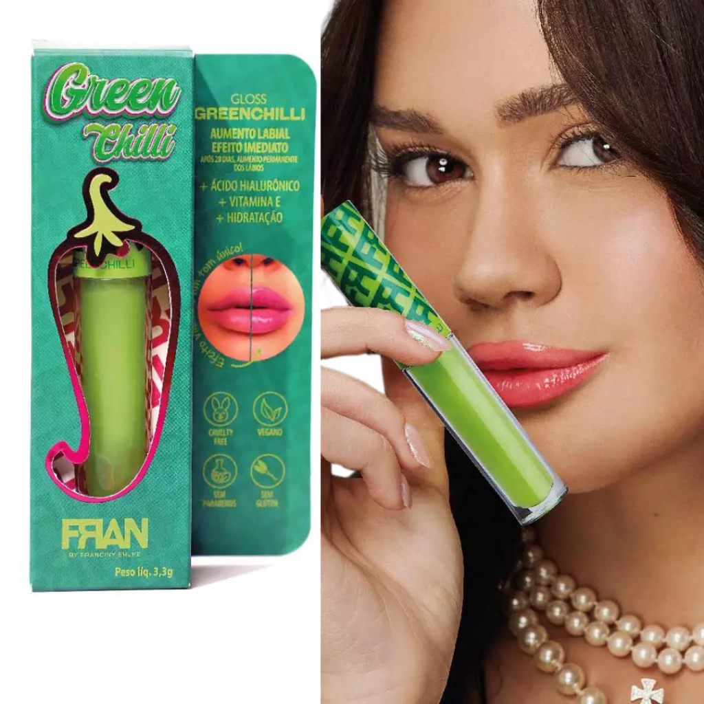 Greenchilli Fran By Franciny Ehlke Gloss Edição Limitada.